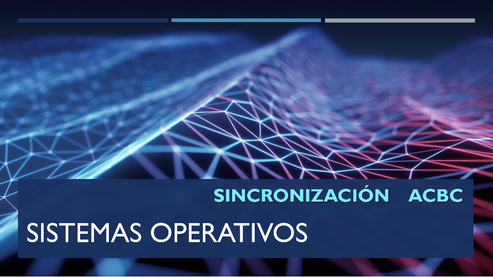 sincronización con hilos